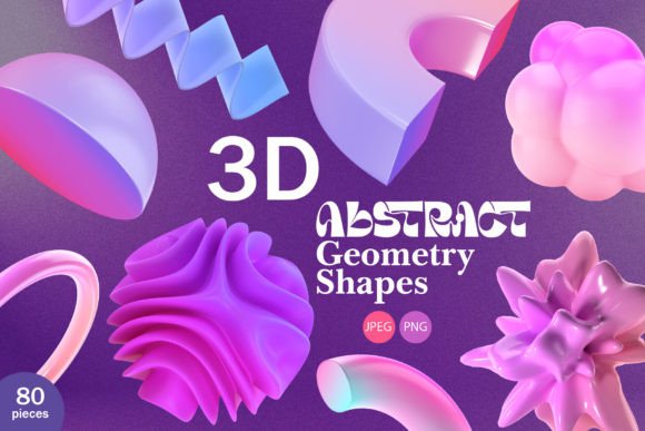 3D Abstract Geometry Shapes: The Modern Designer's Toolkit