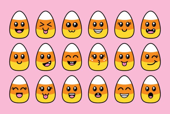 Cute Halloween Candy Corn Clip Art Set: A Strategic Asset for Design Efficiency