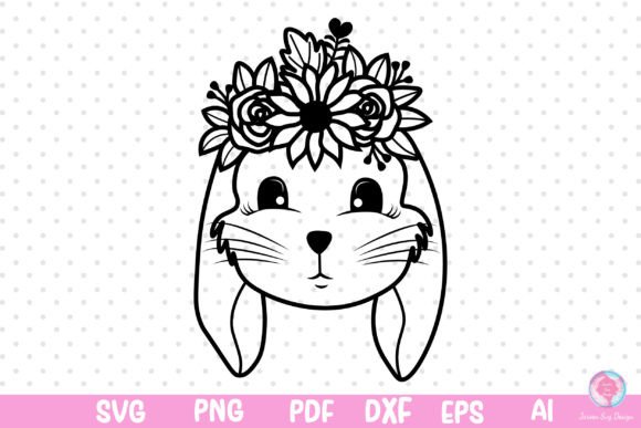 Flowers Bunny Svg: Easter Design Essentials