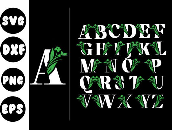 Letter a to Z Graphic Design Vector