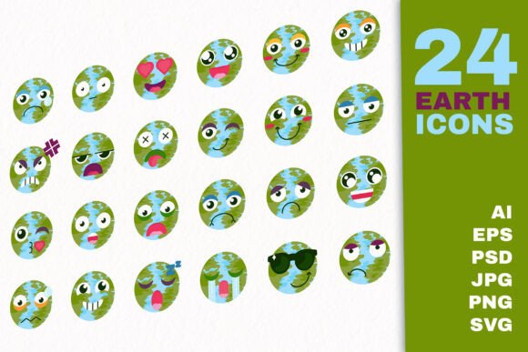 Planet Earth Emoji Set: Design Essentials