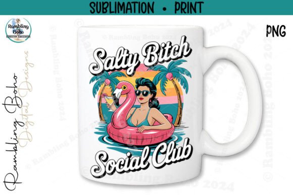 Sassy Salty Lady Social Club Funny Lady: The Perfect Design for Bold Creators
