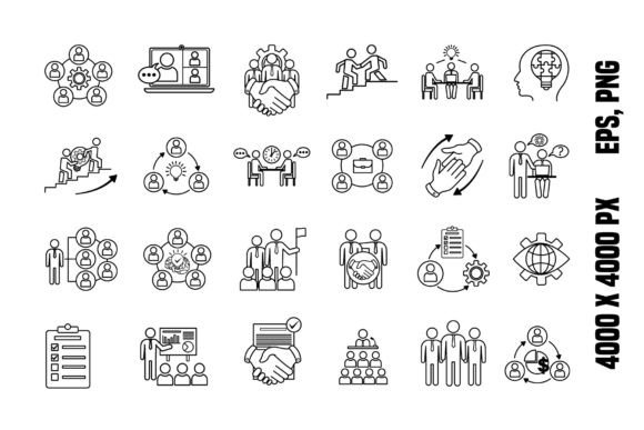 Visualizing Collaboration: The Strategic Value of a Set of Teamwork Icons in Modern Web Design